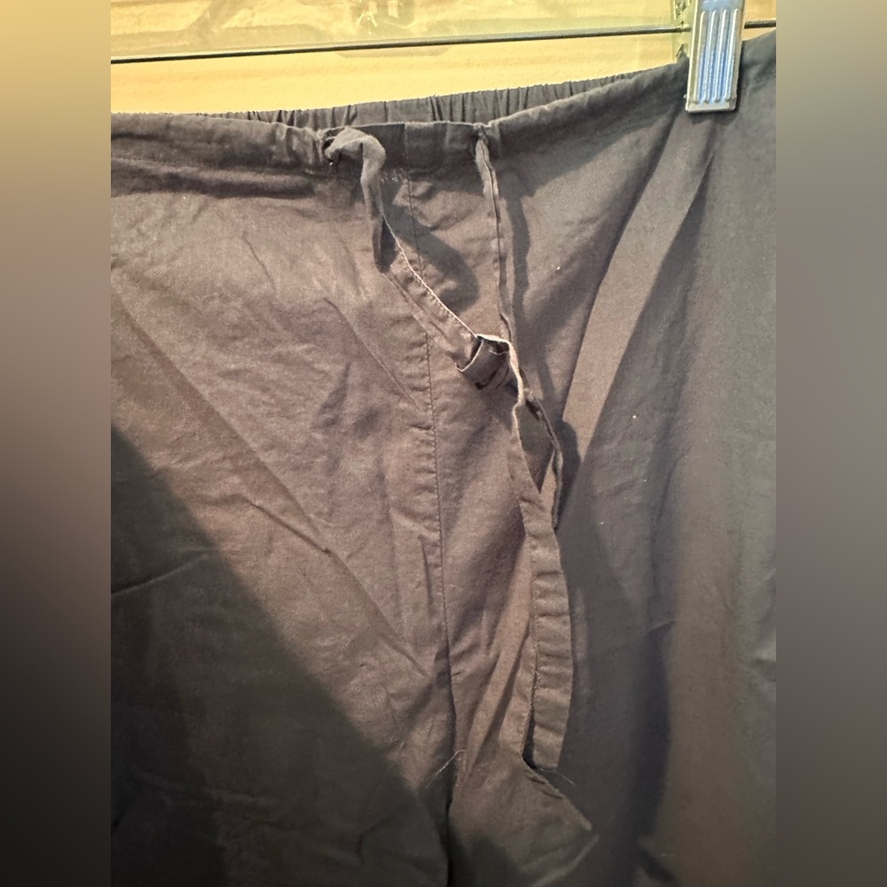 Ralph Lauren Navy Cotton Tunic Top & Drawstring Pants Set Size L Lounge/PJ set - Picture 5 of 8